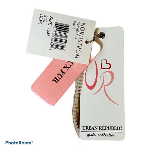 Urban Republic Girls Soft Fleece Front Zip Jacket - Picture 4 of 5